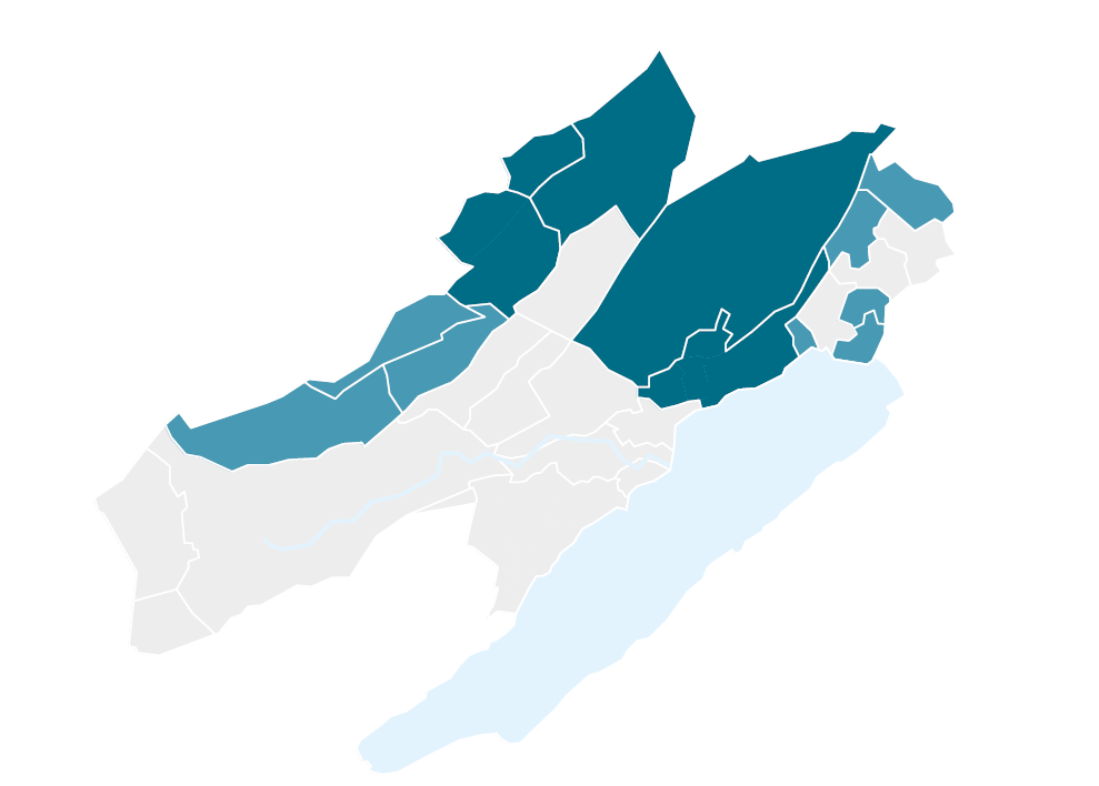 zone de desserte eau